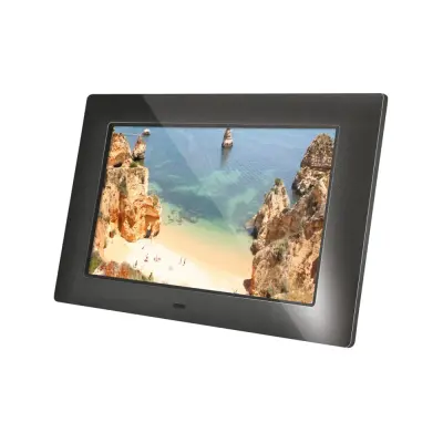 Braun Phototechnik DigiFrame 720 digitalni foto okvir 17.8 cm 7 palec EEK: C (A - G) 1024 x 600 Pixel  črna