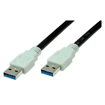 Bachmann USB kabel USB 3.2 gen. 1 (USB 3.0) USB-A vtič\, USB-A vtič 1.00 m črna\, siva  918.176