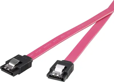Renkforce trdi disk priključni kabel [1x 7-polni ženski konektor SATA - 1x 7-polni ženski konektor SATA] 0.50 m rdeča