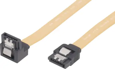 Renkforce trdi disk priključni kabel [1x 7-polni ženski konektor SATA - 1x 7-polni ženski konektor SATA] 0.50 m rumena