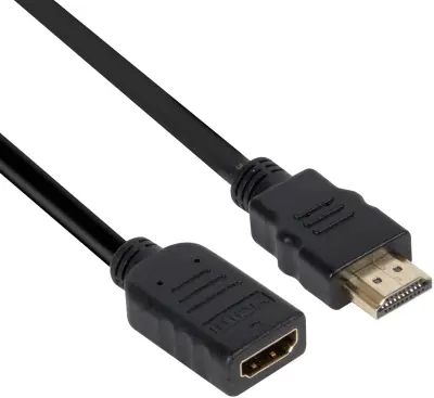 club3D HDMI podaljšek HDMI-A  vtič\, HDMI-A  vtičnica 3.00 m črna CAC-1321 #####4K UHD HDMI kabel