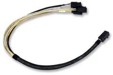 BROADCOM L5-00219-00 kabelski vmesnik / adapter za spol SFF-8643 4 x SATA črn Broadcom trdi disk priključni kabel
