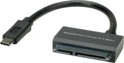 Value trdi diski/SSD adapter [1x moški konektor USB-C® - 1x kombiniran ženski konektor SATA\, 15 + 7 polov]