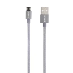 Skross USB kabel USB 2.0 USB-A vtič 1.20 m space siva okrogel\, prilagodljiv\, polimerna prevleka SKCA0010A-M120CN