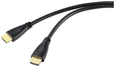SpeaKa Professional HDMI priključni kabel HDMI-A  vtič\, HDMI-A  vtič 3.00 m črna SP-10133288 #####4K UHD\, avdio povratni kanal HDMI kabel