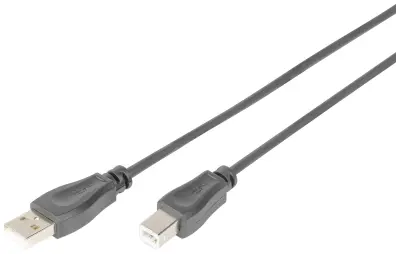 Digitus USB kabel  USB-A vtič\, USB-B vtič 3.00 m črna  DB-300105-030-S