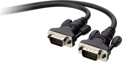 VGA priključni kabel  1.80 m črna 640 x 480 Pixel Belkin