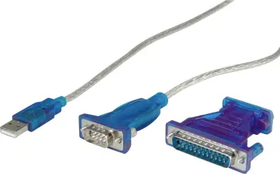 VALUE pretvorniški kabel USB-serijski\, turkizen\, 1\,8 m Value USB 2.0 pretvornik   1.80 m