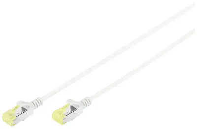 Digitus DK-1624-A-015S RJ45 omrežni kabel CAT6a U/FTP 1.5 m siva brez halogena, ognjevaren, prilagodljiv, zaščita iz folije, zaščiten 1 kos