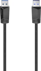 Hama USB kabel USB 3.2 gen. 1 (USB 3.0) USB-A vtič 1.50 m črna  00200624