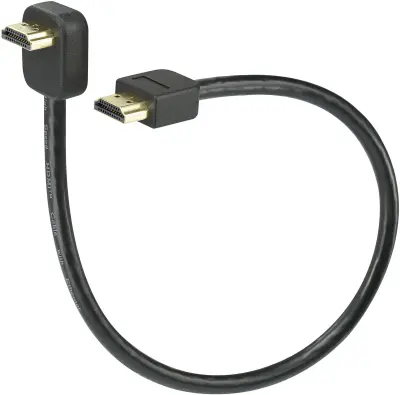 SpeaKa Professional HDMI kabel HDMI-A vtič, HDMI-A vtič 0.3 m črna SP-7870508 4K UHD, avdio povratni kanal, pozlačeni konektorji HDMI kabel