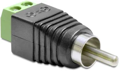 Delock 65417 cinch adapter [1x moški cinch konektor - 1x 2-žilni kabel] črna  0.00 m