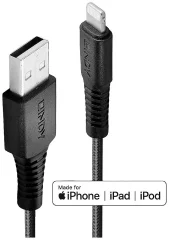 LINDY USB kabel USB 2.0 Apple Lightning vtič \, USB-A vtič 2.00 m črna  31292