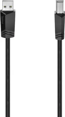 Hama USB kabel USB 2.0 USB-A vtič\, USB-B vtič 3.00 m črna  00200603