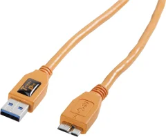 Tether Tools USB kabel  USB-A vtič\, USB-mikro-B 3.0 vtič  4.60 m oranžna  CU5454