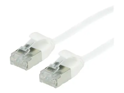 Roline green RJ45 omrežni priključni kabel CAT 6a [1x RJ45 vtič - 1x RJ45 vtič] 0.5 m bela
