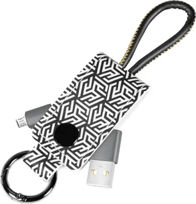 LogiLink CU0165 - kabel USB 2.0, USB-A/M do Micro-USB/M, obeski za ključe, črni, 0,22 m LogiLink USB kabel USB 2.0 USB-A vtič, USB-mikro-B vtič 0.22 m