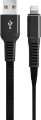 Leba Innovation USB polnilni kabel  USB-A vtič\, Apple Lightning vtič  1.20 m črna  NCABLE-LE-UA-8P-1.2M