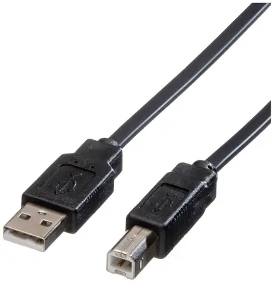 Roline USB kabel USB 2.0 USB-A vtič\, USB-B vtič 0.80 m črna neoklopljen 11.02.8867