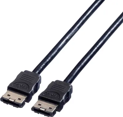 Roline trdi disk priključni kabel [1x 7-polni moški konektor eSATA - 1x 7-polni moški konektor eSATA]