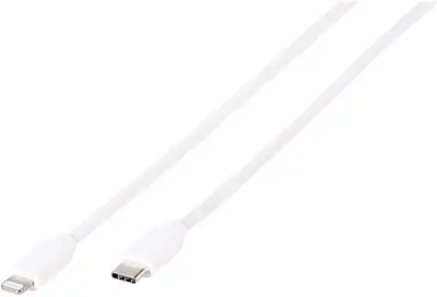 Vivanco USB kabel USB 2.0 USB-C® vtič\, Apple Lightning vtič  1.00 m bela  45281