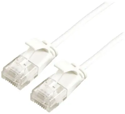 Roline green RJ45 omrežni priključni kabel CAT 6a [1x RJ45 vtič - 1x RJ45 vtič] 0.5 m bela