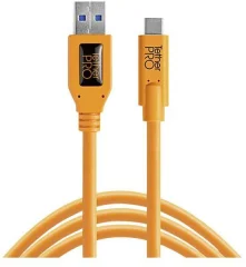 Tether Tools USB kabel  USB-C® vtič\, USB-C® vtič 4.60 m oranžna  CUC3215-ORG