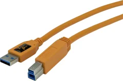 Tether Tools USB kabel USB 3.2 gen. 1 (USB 3.0) USB-A vtič\, USB-B vtič 4.60 m oranžna  CU5460ORG