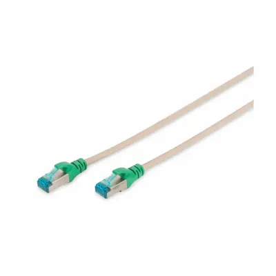 KABEL patch crossover FTP CAT.5e  1m sivo/zelen