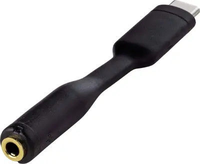 Renkforce avdio adapterski kabel [1x moški konektor USB-C® - 1x 3.5 mm zlati ženski kontakt]  8.00 cm prilagodljiv