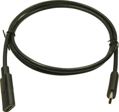 Cliff USB kabel  USB-C® vtičnica \, USB-C® vtič 1.00 m črna  FCR72003