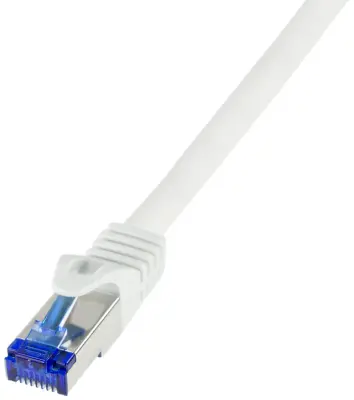 Priključni kabel Ultraflex\, Cat.6A\, S / FTP\, siv\, 0\,25 m LogiLink C6A012S RJ45  CAT 6a S/FTP 0.25 m siva  1 kos