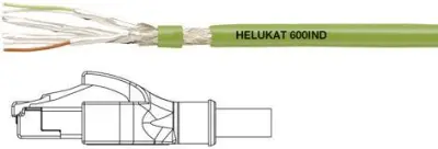 Helukabel 806623 RJ45 omrežni kabel CAT6a S/FTP 10 m zelena PUR plašč, pletena zaščita, zaščita iz folije, prožen notranji vodnik 1 kos