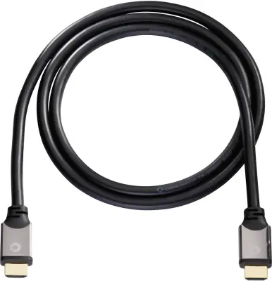 Oehlbach HDMI kabel HDMI-A vtič, HDMI-A vtič 7.5 m črna 92457 avdio povratni kanal, pozlačeni konektorji, Ultra HD (4k) HDMI HDMI kabel