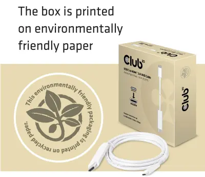 club3D USB-C® / HDMI adapterski kabel USB-C® vtič\, HDMI-A  vtič 1.80 m bela CAC-1514  USB-C®-Display kabel