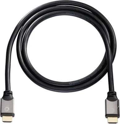 Oehlbach HDMI priključni kabel HDMI-A  vtič\, HDMI-A  vtič 10.00 m črna 92458 #####4K UHD\, avdio povratni kanal\, pozlačeni konektorji HDMI kabel
