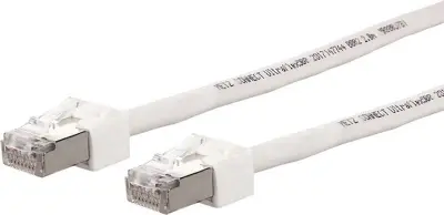 Metz Connect 13084V0588-E RJ45 omrežni kabel\, Patch kabel CAT 6 S/FTP 0.50 m bela zaščiten\, brez halogena\, visoko fleksibilno 1 kos