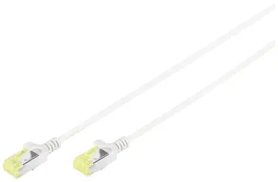 Digitus DK-1624-A-020S RJ45 omrežni kabel\, Patch kabel CAT 6a U/FTP 2.00 m siva zaščiten\, brez halogena\, dvojno oklopljen 1 kos
