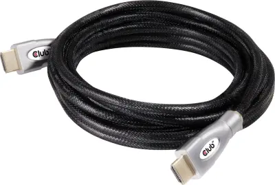 club3D HDMI priključni kabel HDMI-A  vtič\, HDMI-A  vtič 5.00 m črna CAC-2312 #####4K UHD\, ognjevaren HDMI kabel