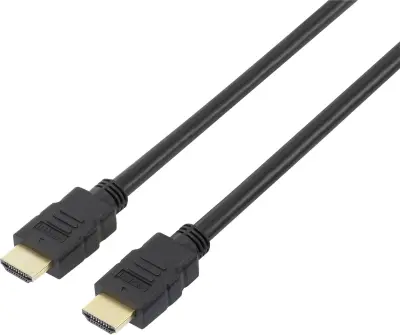 SpeaKa Professional HDMI priključni kabel HDMI-A  vtič\, HDMI-A  vtič 15.00 m črna SP-7870116 avdio povratni kanal\, pozlačeni konektorji HDMI kabel
