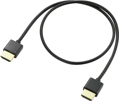 SpeaKa Professional HDMI kabel HDMI-A vtič, HDMI-A vtič 0.5 m črna SP-9070576 4K UHD, avdio povratni kanal, pozlačeni konektorji HDMI kabel