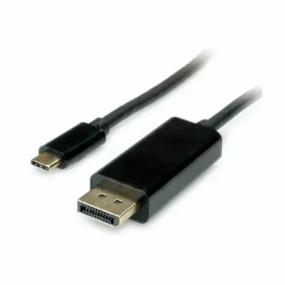 Value USB-C® / DisplayPort adapterski kabel USB-C® vtič\, DisplayPort  vtič 2.00 m črna 11.99.5846  USB-C®-Display kabel