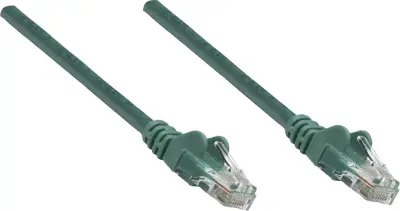 Intellinet 350600 RJ45 omrežni kabel\, Patch kabel CAT 6a S/FTP 1.00 m zelena enojna zaščita\, skupna zaščita\, brez halogena 1 kos