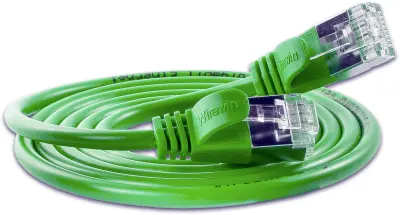 Slim Wirewin PKW-LIGHT-STP-K6 2.0 GN RJ45 omrežni kabel\, Patch kabel cat 6 U/FTP 2.00 m zelena  1 kos