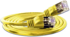 Slim Wirewin PKW-LIGHT-STP-K6 0.5 GE RJ45 omrežni kabel\, Patch kabel cat 6 U/FTP 0.50 m rumena  1 kos