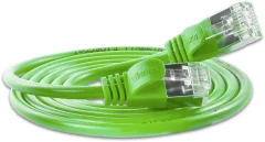 Slim Wirewin PKW-LIGHT-STP-K6 5.0 GN RJ45 omrežni kabel\, Patch kabel cat 6 U/FTP 5.00 m zelena  1 kos