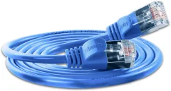 Slim Wirewin PKW-LIGHT-STP-K6 5.0 BL RJ45 omrežni kabel\, Patch kabel cat 6 U/FTP 5.00 m modra  1 kos