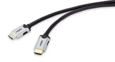 SpeaKa Professional HDMI priključni kabel HDMI-A  vtič\, HDMI-A  vtič 3.00 m črna SP-9063176 #####8K UHD HDMI kabel