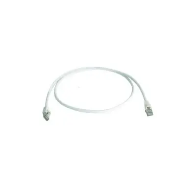 Telegärtner L00000A0131 RJ45 omrežni kabel\, Patch kabel CAT 6a S/FTP 1.00 m bela ognjevaren\, brez halogena\, UL-certificirano 1 kos