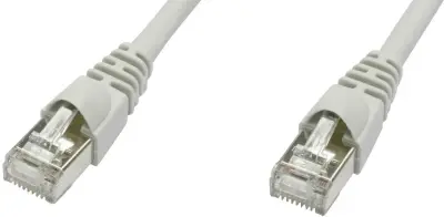 Telegärtner L00006D0079 RJ45 omrežni kabel\, Patch kabel CAT 5e F/UTP 20.00 m siva ognjevaren\, z zaščitnim zapornim zatičem 1 kos